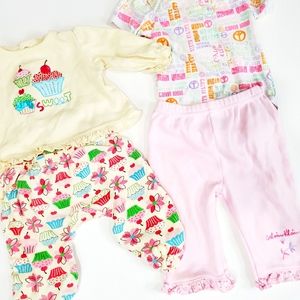4 pc Mix & Match Outfits Bundle Size 0-3m Absorba